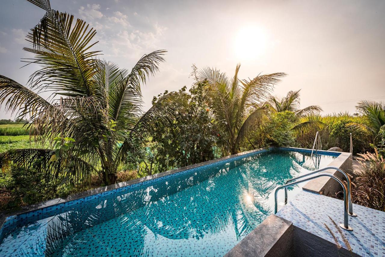 Saffronstays Happy Fields, Pune - Luxury Farmstay With Farm To Table Food Extérieur photo